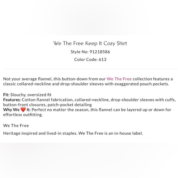 NWT Free People S We the Free Keep it Cozy Shirt in Berry Combo New $168 retail - Picture 4 of 8